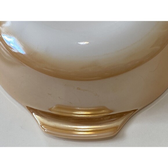 VTG 1960s Anchor Hocking Fire-King Copper Tint Lusterware Casserole Dish W/ Lid - Picture 10 of 15